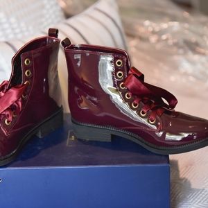 Red Plexi short boots